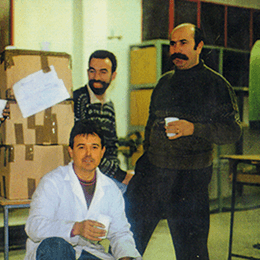 Los 4 Socios Fundadores En 1993 Con Los Primeros 1000 Pares