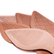 Suelas De Cuero Natural Con Diferentes Grabados